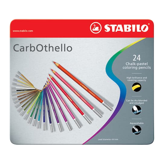 Stabilo&#xAE; CarbOthello&#xAE; Pastel Pencil Set, 24ct.